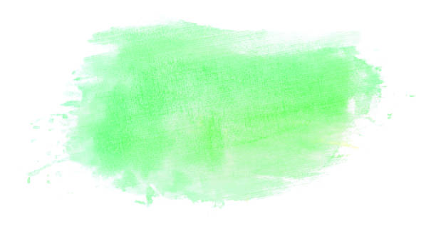 istock green watercolor stain 1142643427