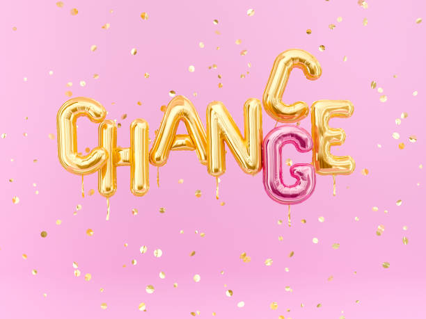 istock Change, chance – stimulate positive text short saying, motivation banner, 1142643672