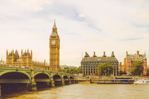 istock Tourists walking over the Westminster Bridge 1142648086