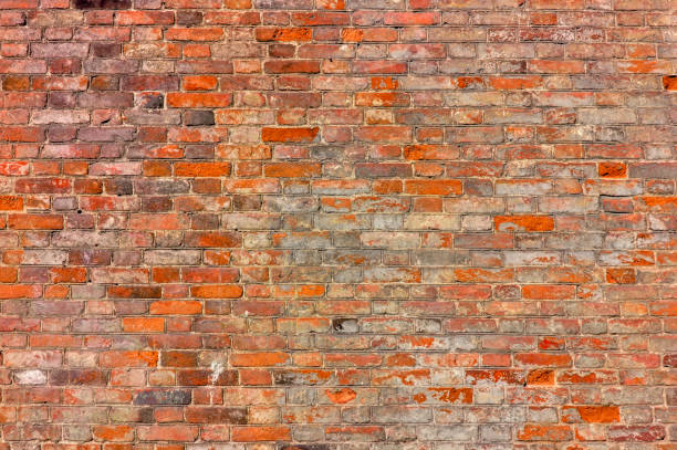 istock Texture of an old red brick wall. 1142649355