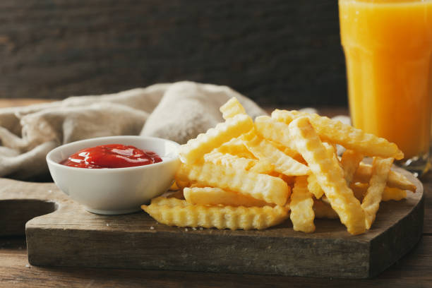 istock French fries with ketchup 1142651821