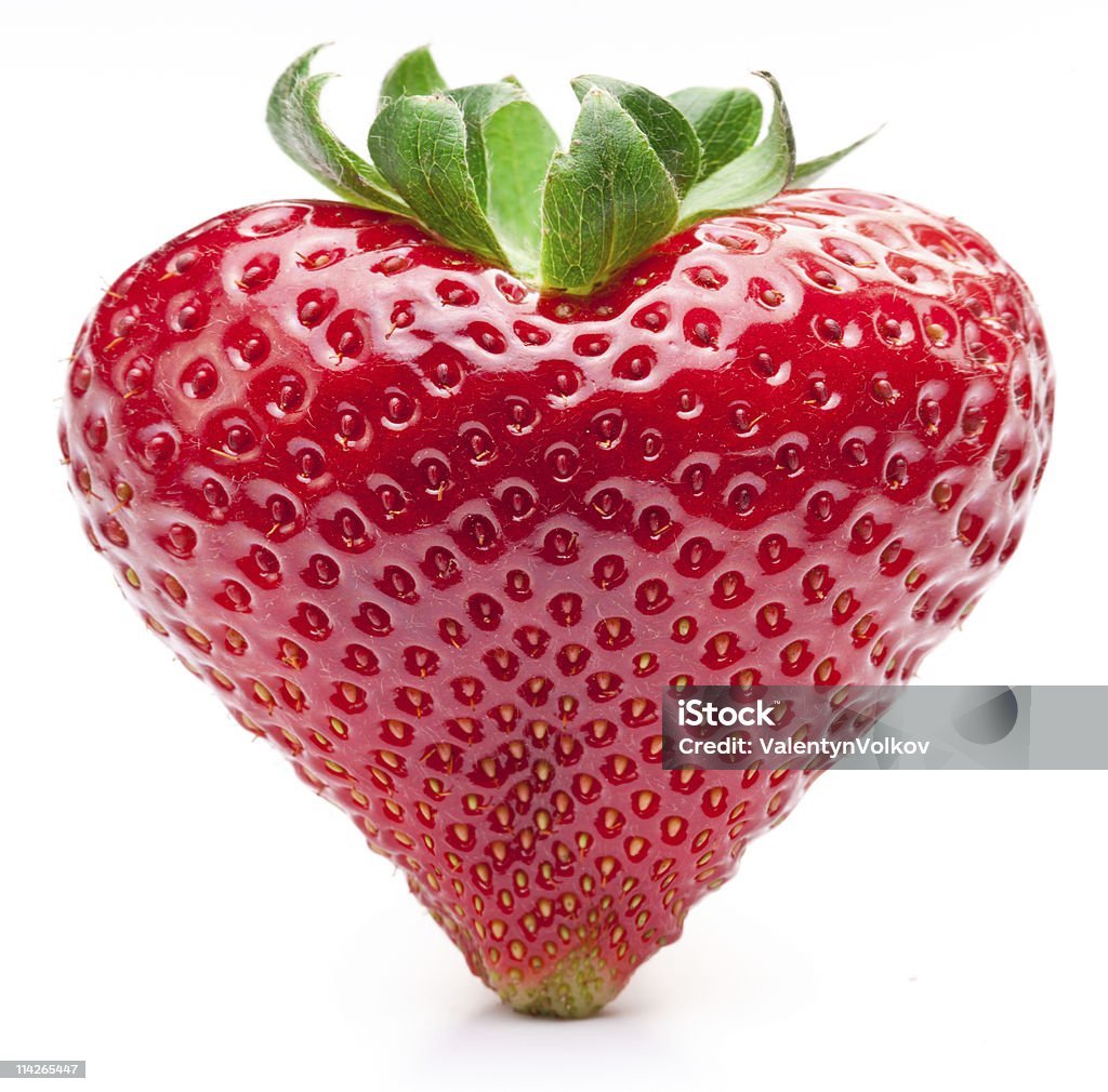 Strawberry heart.  Heart Shape Stock Photo