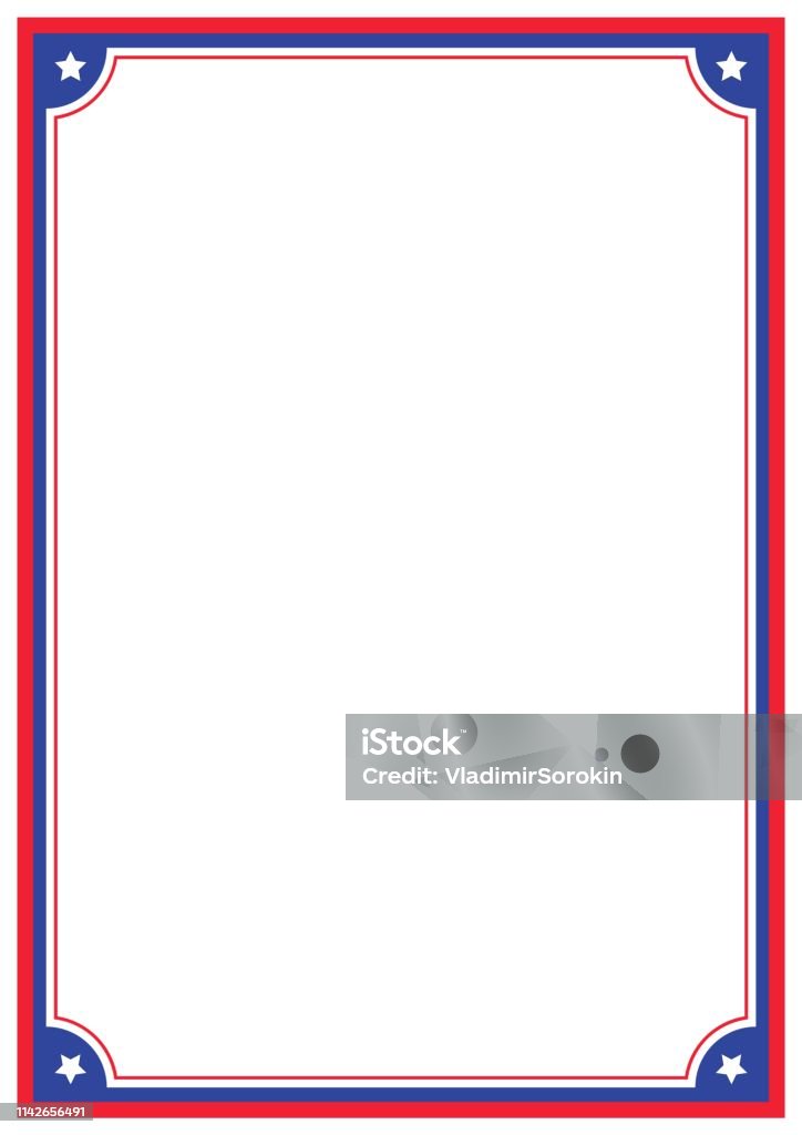 Vector Page border A4 design for project A4 paper design vintage style page border Abstract stock vector