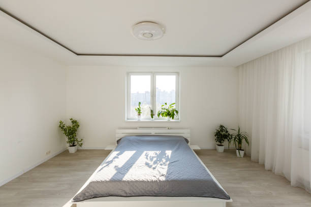 istock rest, interior, comfort and bedding concept - bed at home bedroom 1142656838
