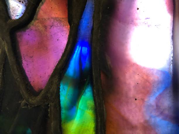 istock Details of Stained Leaded Glass 1142660365