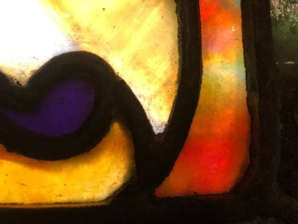 istock Details of Stained Leaded Glass 1142660429