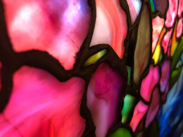 istock Details of Stained Leaded Glass 1142660441