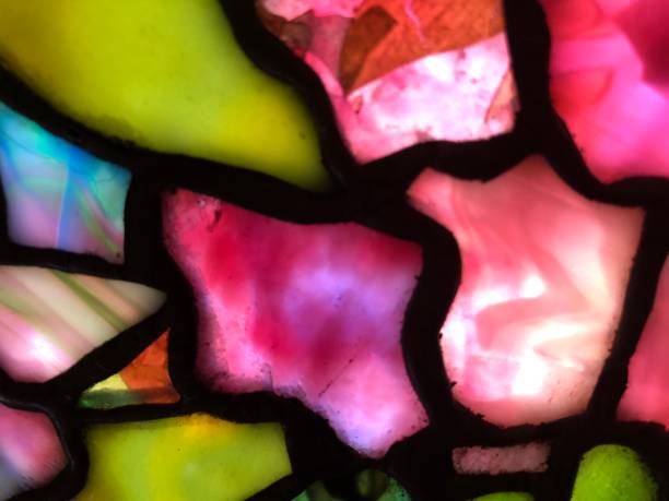 istock Details of Stained Leaded Glass 1142660487