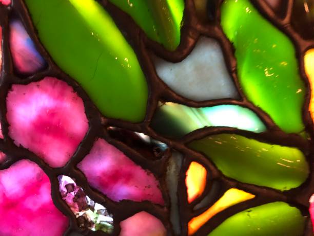 istock Details of Stained Leaded Glass 1142660503