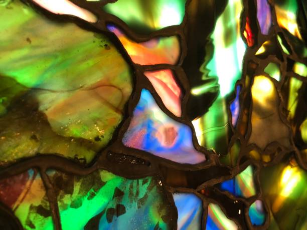 istock Details of Stained Leaded Glass 1142660529