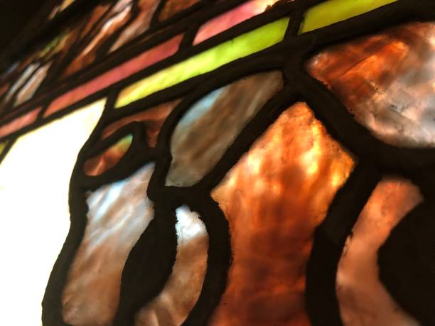istock Details of Stained Leaded Glass 1142661072