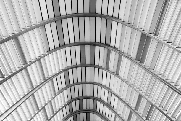 istock Pattern of roof, gray color tone. Architecture, Abstract background. 1142663161