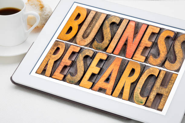 istock business research word abstract in wood type 1142663262