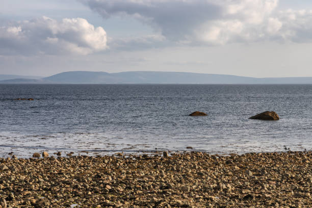 istock Beach with rocks and vegetation in Galway Bay 1142664005