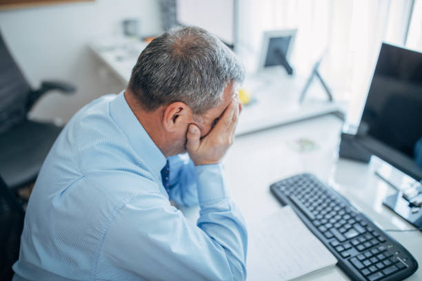 istock Stressed senior businessman 1142665412
