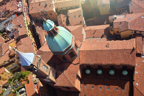 istock Panoramic view of Bologna city from tower Asinelli, Emilia-Romagna, Italy 1142666083