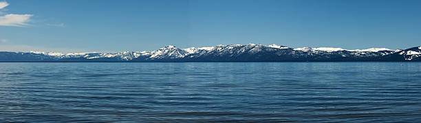 Lake Tahoe Panorama stock photo