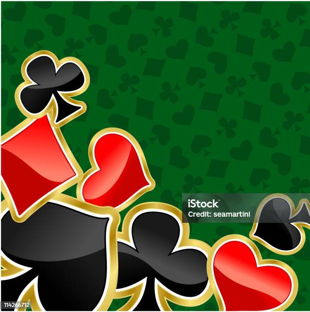 Казино Фон — стоковая векторная графика и другие изображения на тему Азартные игры - Азартные игры, Валет, Векторная графика