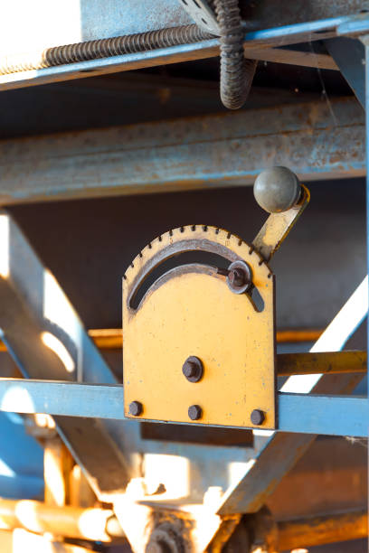 istock Detail of old abandoned grain drying complex 1142667818