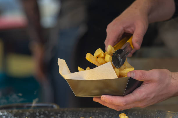 istock close up of takeaway fish and chips 1142668458