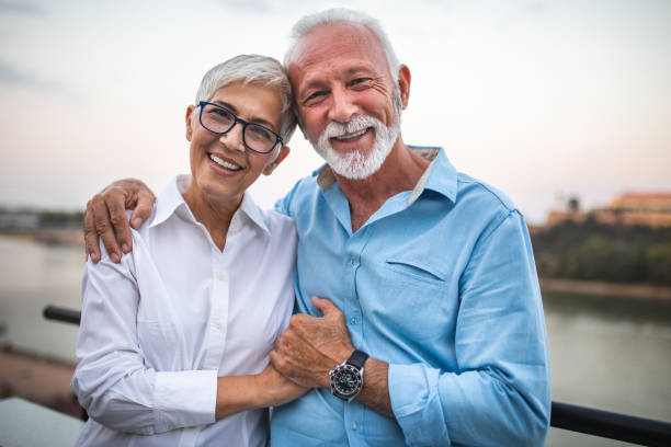 istock Elderly couple in love 1142670707