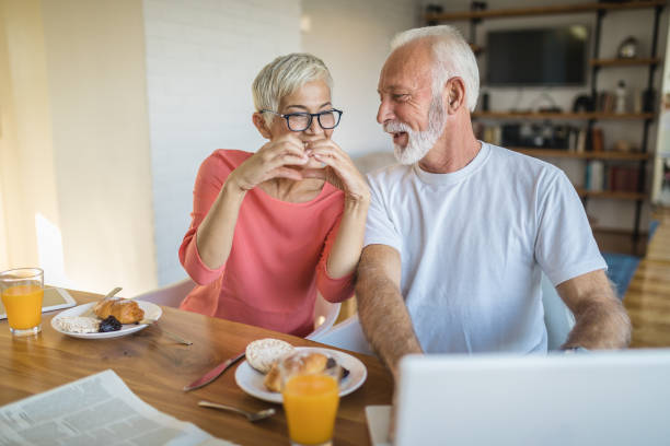 istock Video chatting with grandchildren 1142671422