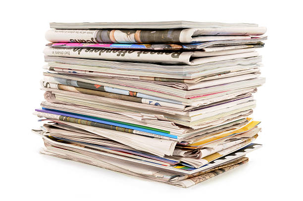 istock Pile of old newspapers and magazines 114267176