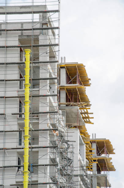 istock Building new  high block in sunny day 1142674174