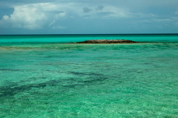 istock Small tropical island in the Bahamas 1142674992