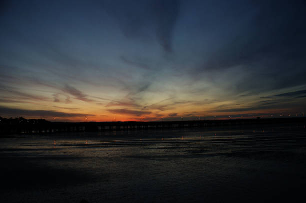 istock Sunset over Isle of Wight harbour 1142680466