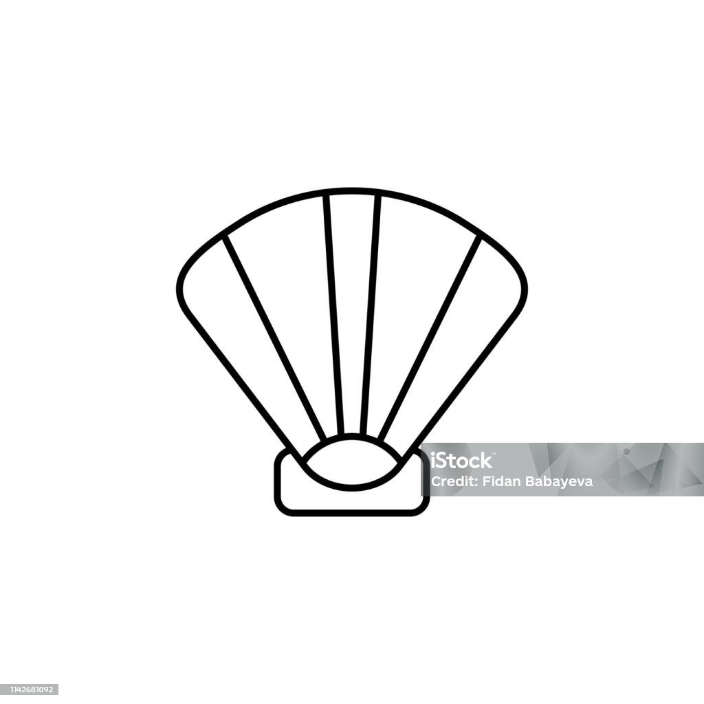 shell icon. Signs and symbols can be used for web, logo, mobile app, UI, UX shell icon. Signs and symbols can be used for web, logo, mobile app, UI, UX on white background Black Color stock vector