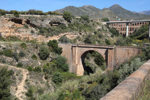 istock Puente Barranco de Maro (The Maro Valley Bridge), Nerja Spain 1142684980