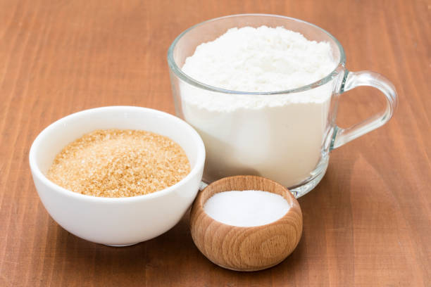 istock Brown sugar, flour and salt 1142685054