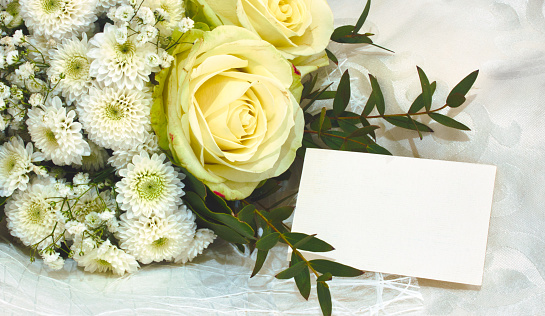 Tropical bridal bouquet for a wedding