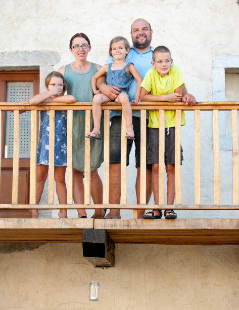 istock Family portrait on a Balcony 1142692799