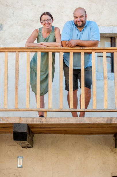 istock Couple portrait on a Balcony 1142692818