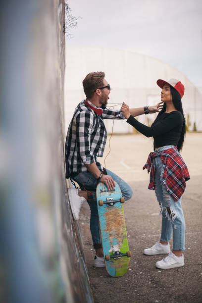 istock Love couple is flirting 1142693171