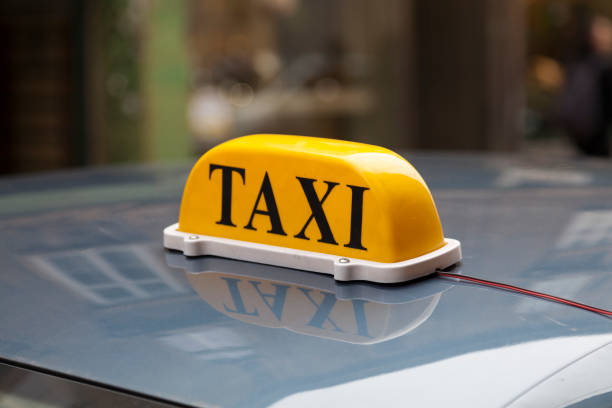 istock Taxi sign from Zagreb 1142693276
