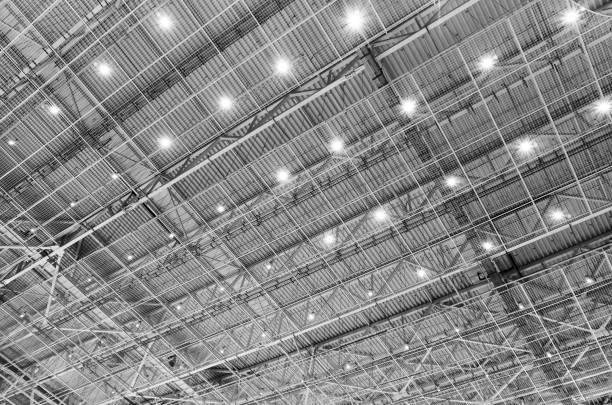 istock New ceiling of office industrial building 1142696702