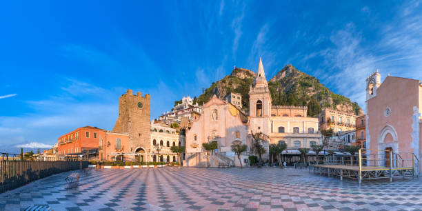 istock Piazza IX Aprile, Taormina, Sicily, Italy 1142697458