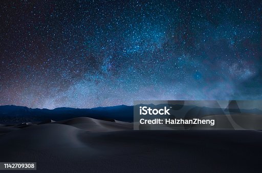 istock Sand Dunes And Mountains 1142709308