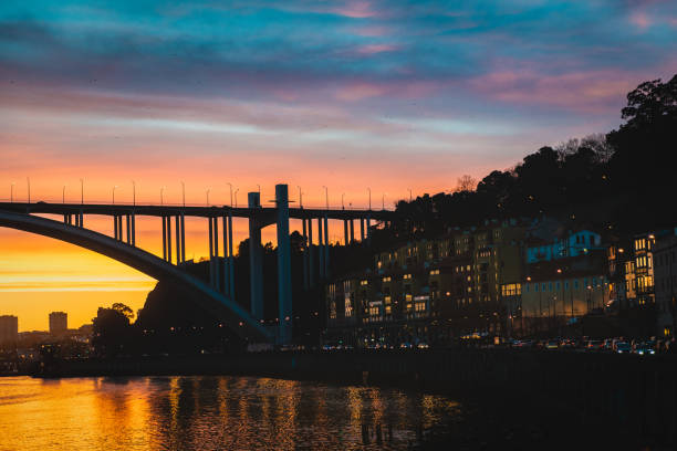 istock Sunset on Porto, Portugal 1142710556