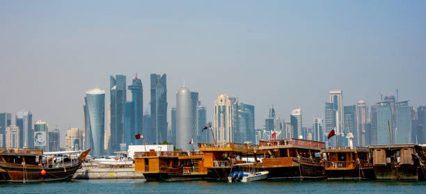 istock Waterfront view of Doha, Qatar. 1142710571