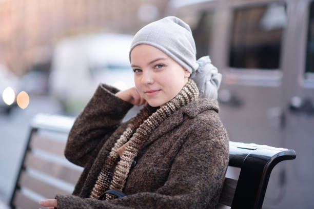 istock Girl with cancer 1142714309