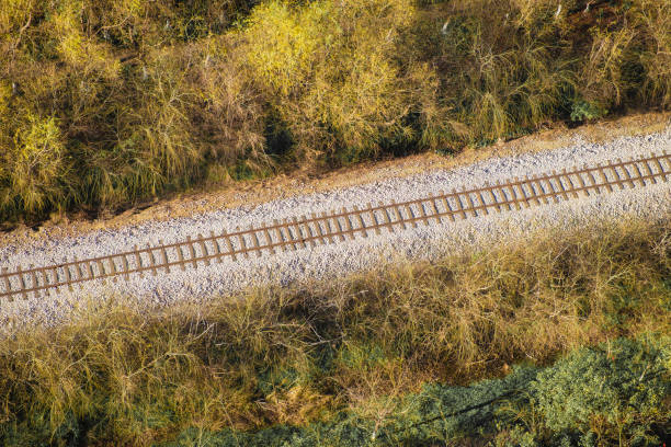 istock Railroad Aerial View 1142715869