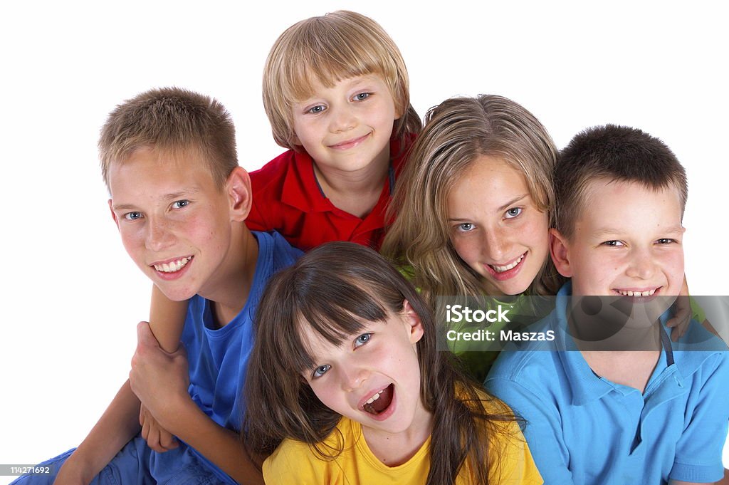Szczęśliwy Kids - Zbiór zdjęć royalty-free (Adolescencja)