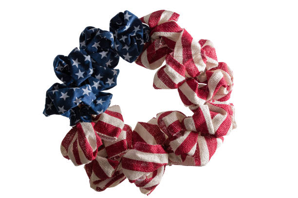 istock Patriotic American Independence wreath 1142719370