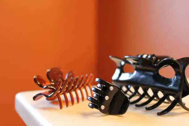 Photo of Claw hair clips on counter