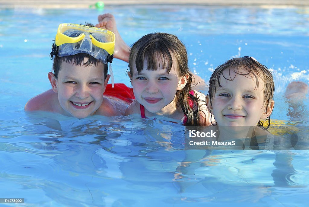 Feliz nadadores - Foto de stock de Felicidade royalty-free