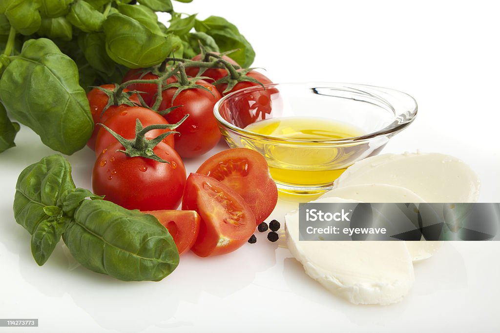 caprese salad ingredients  Antipasto Stock Photo